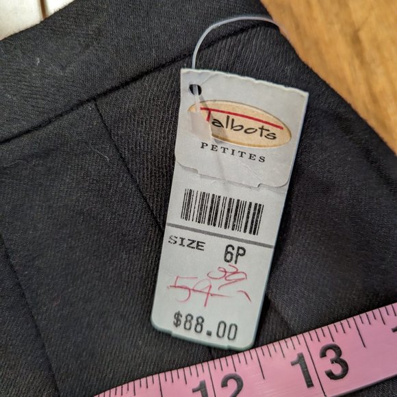 Talbots Petites Black Wool Skirt - Picture 8 of 10